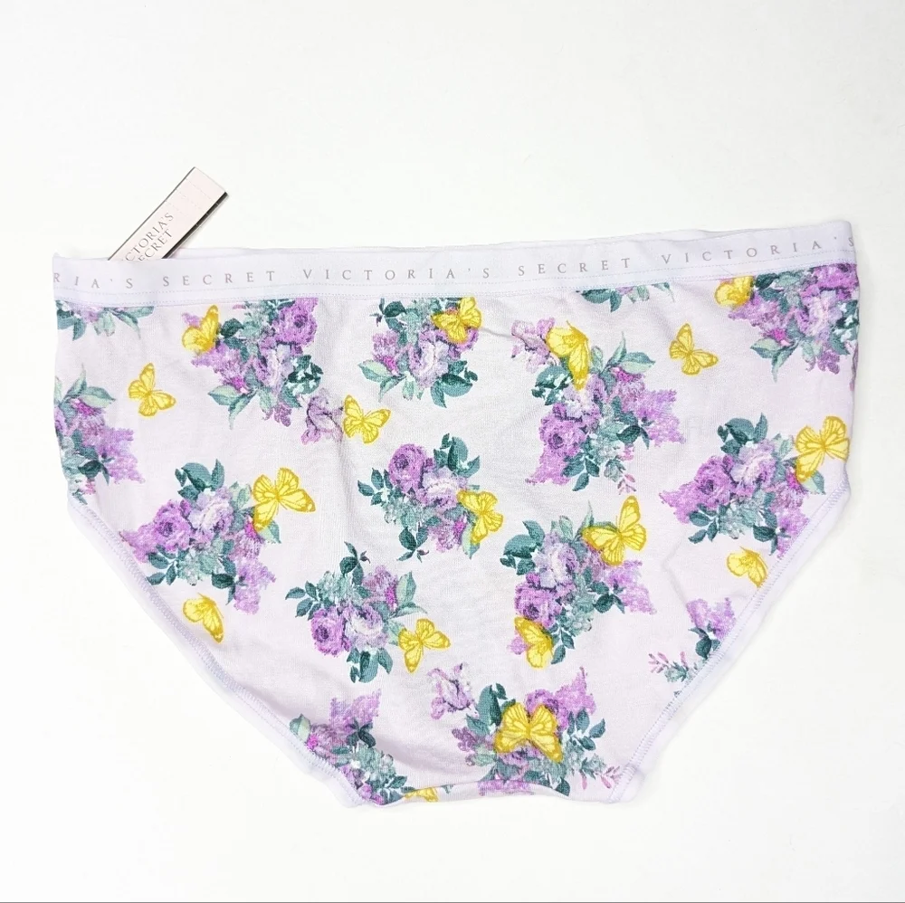 Victoria's Secret Floral Hipster Panties NWT XS
